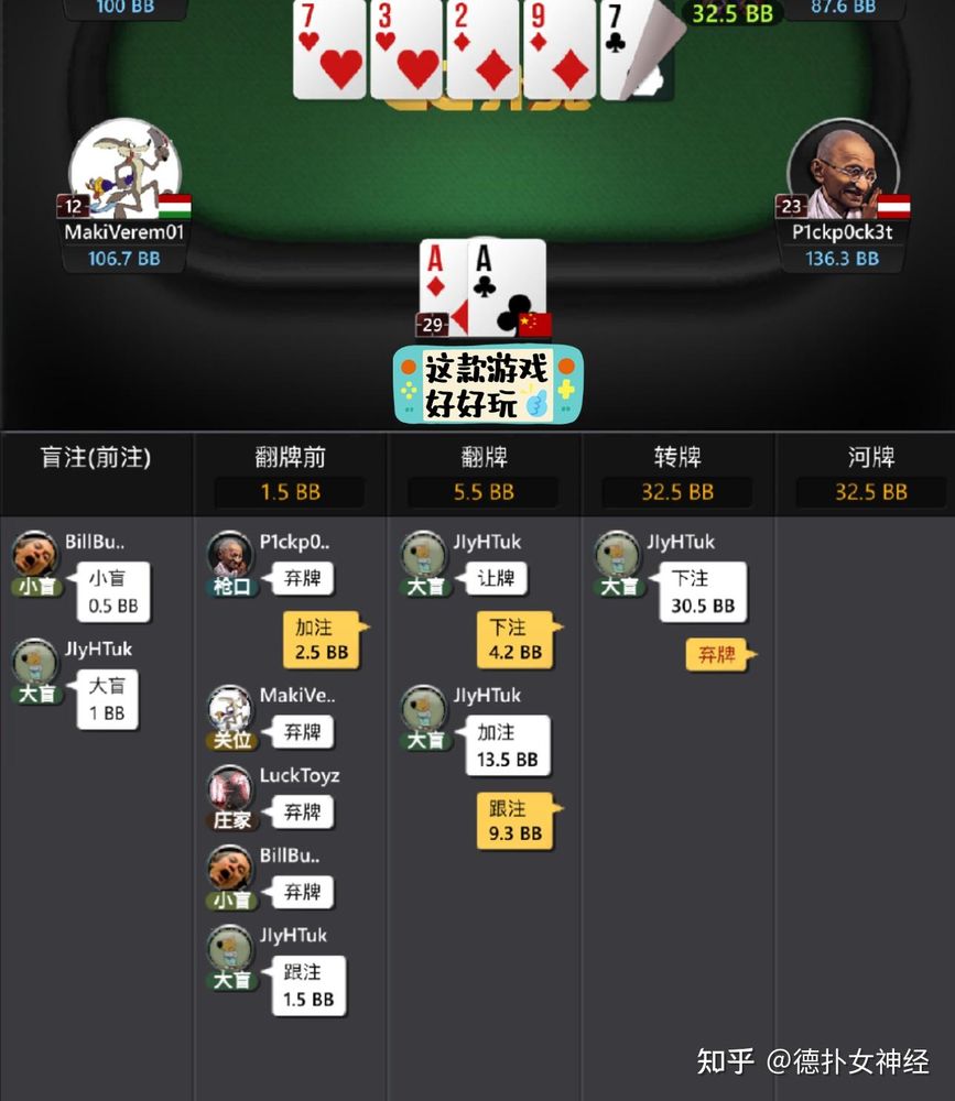 HHpoker苹果版多桌对战界面